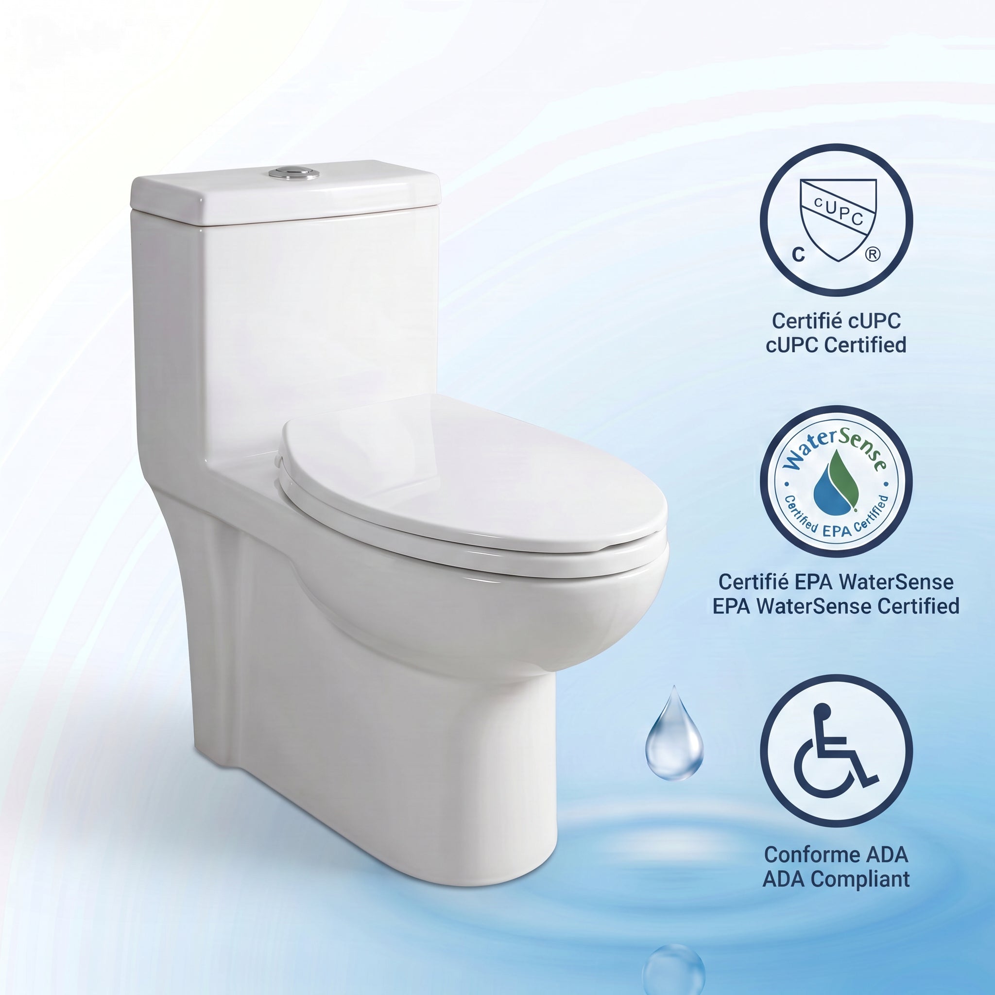 Toilette Monobloc - Hilton