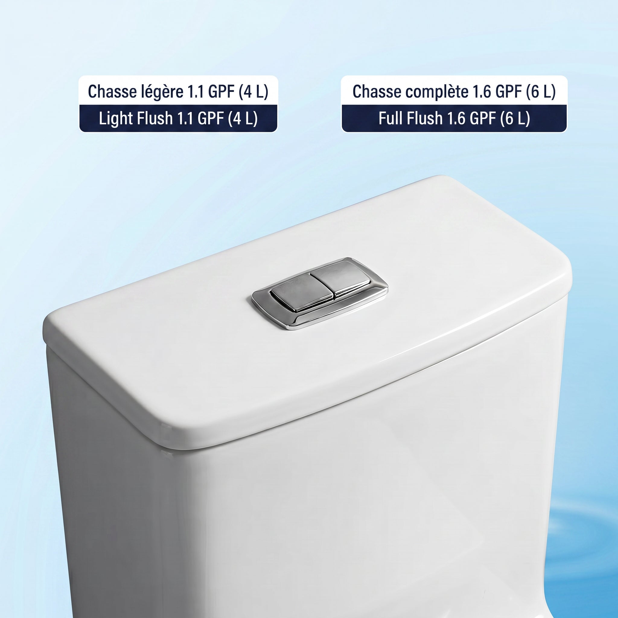 One Piece Toilet - Toledo in White