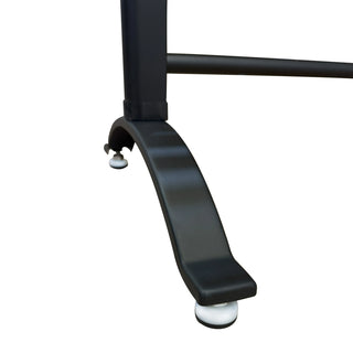 Chauffe-serviettes Autoportant Noir Mat 24po x 36po avec 8 Barres Rondes