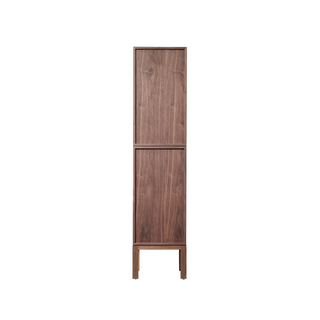 Bathroom Linen Cabinet - Natural Walnut Vista