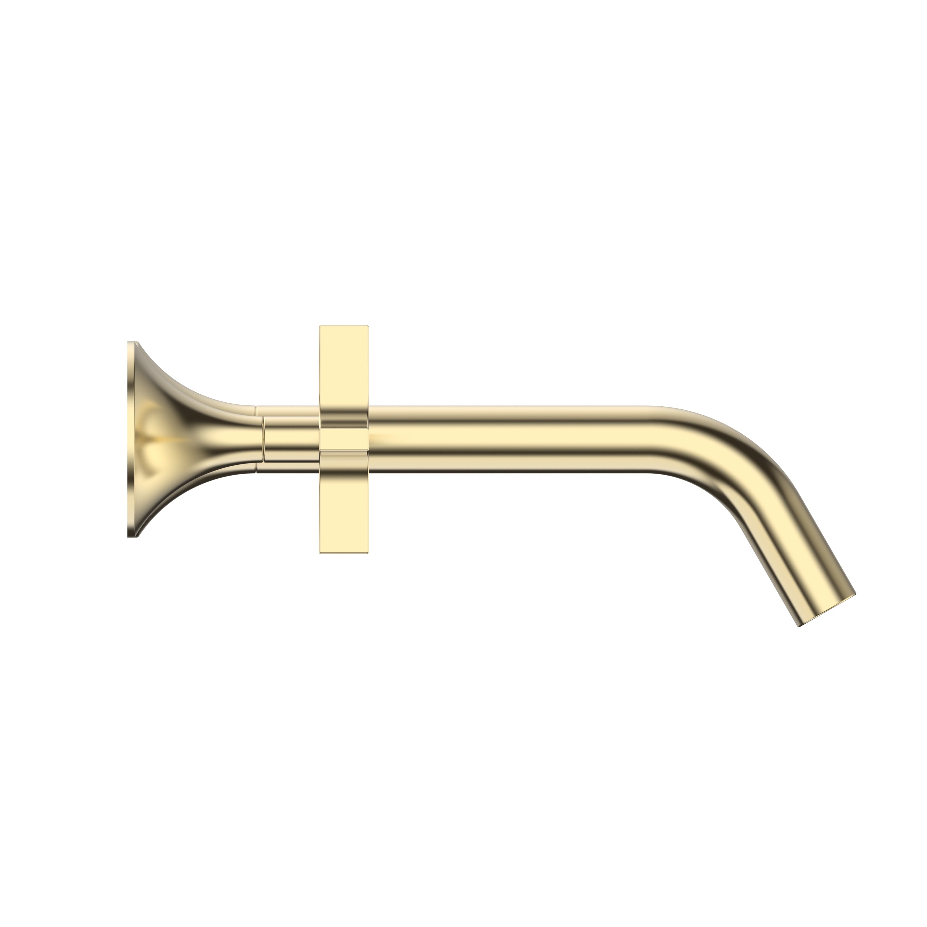 Robinet Mural Vetra pour Salle de Bain – Or Brossé 3 Trous