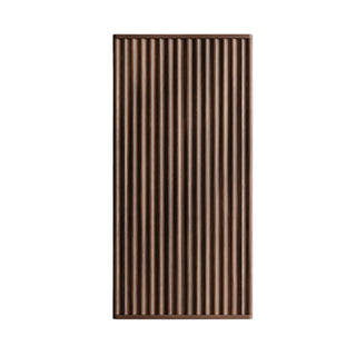 Meuble d'appoint Andorra en noyer, 1 porte avec étagères - Rangement de salle de bain