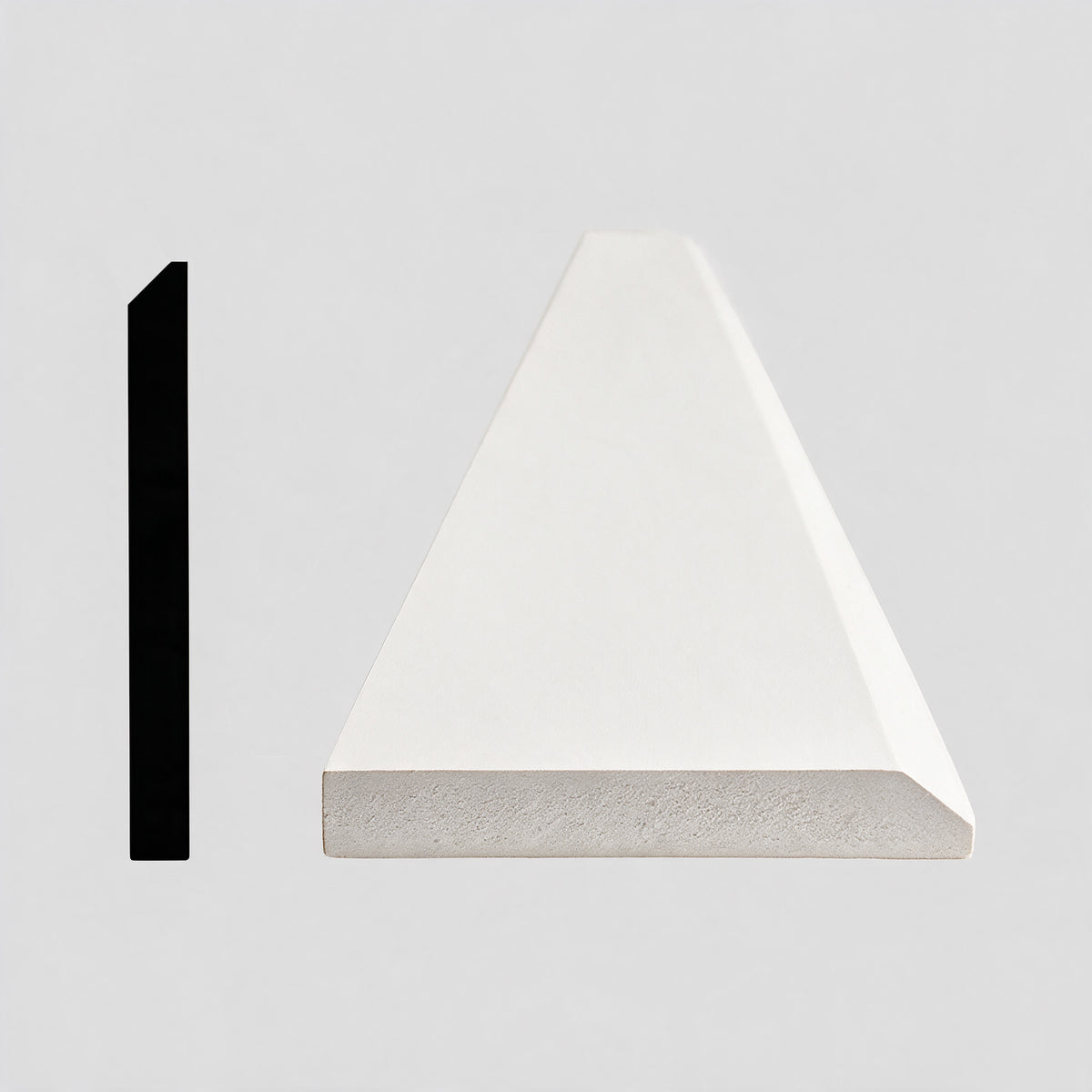 Primed MDF Baseboard Moulding (19/32" x 4-1/2" x 8')