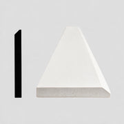 Primed MDF Baseboard Moulding (19/32" x 4-1/2" x 8')