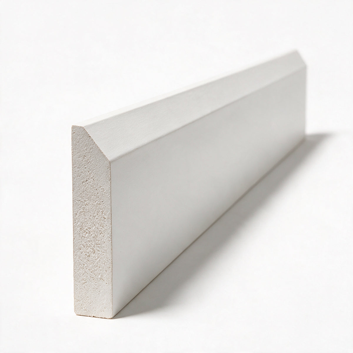 Primed MDF Baseboard Moulding (19/32" x 4-1/2" x 8')