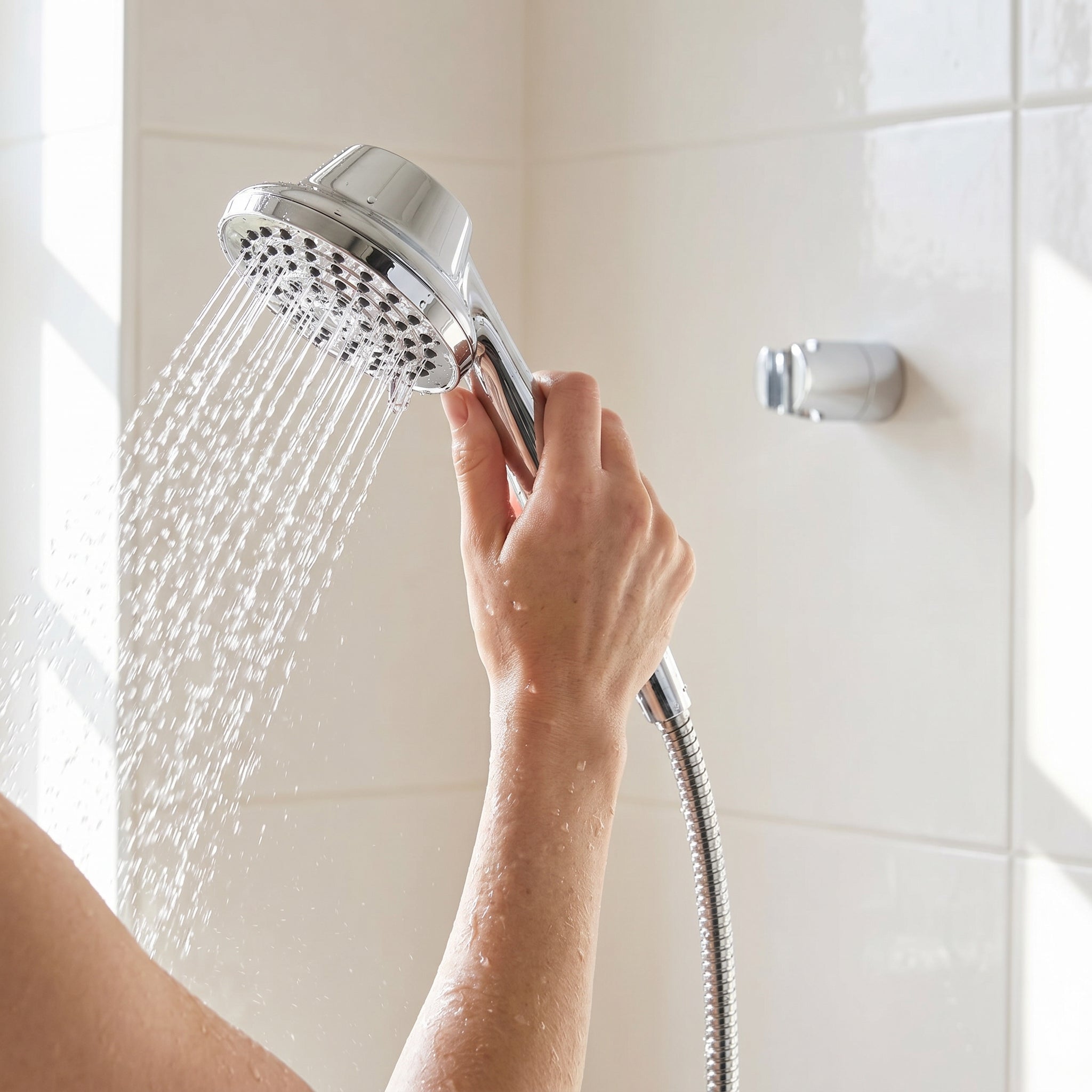 Ensemble de Douche Witten Chrome avec Douchette à Main