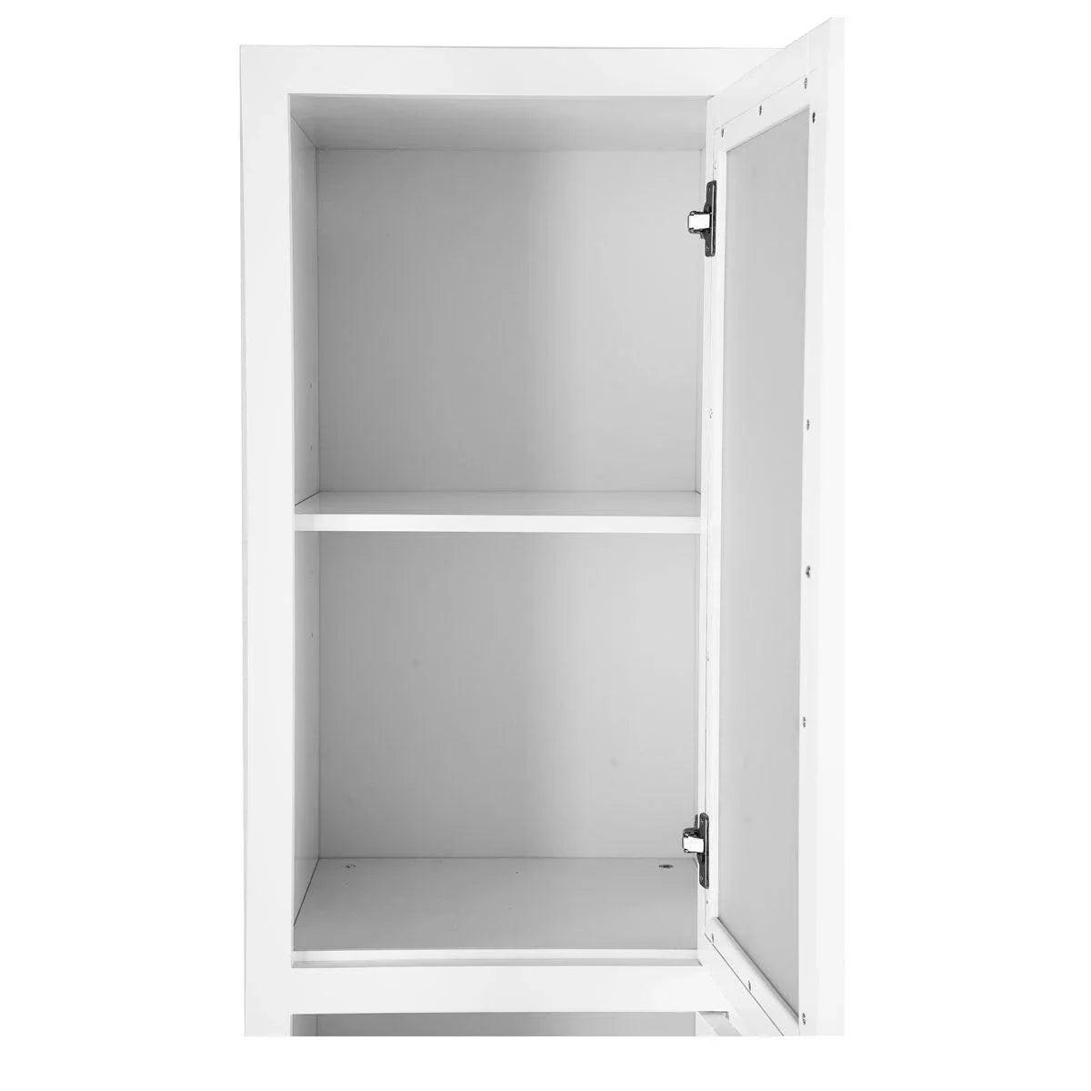 Bathroom Linen Cabinet - White - Bilbao - Golden Elite Deco