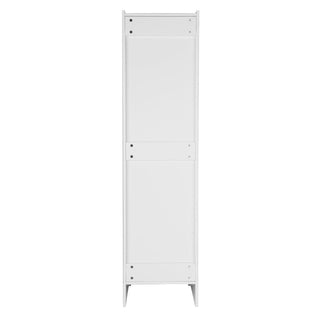 Bathroom Linen Cabinet - White - Bilbao - Golden Elite Deco