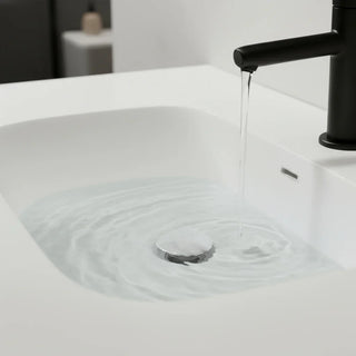 60" Smoked Oak Freestanding Double Sink Bathroom Vanity with White Solid Surface Countertop