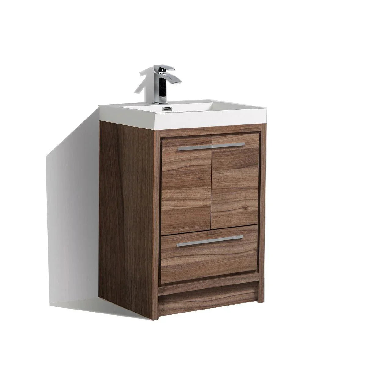 WALNUT FREESTANDING BATHROOM VANITY