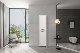 Bathroom Side Cabinet - White - Golden Elite Deco