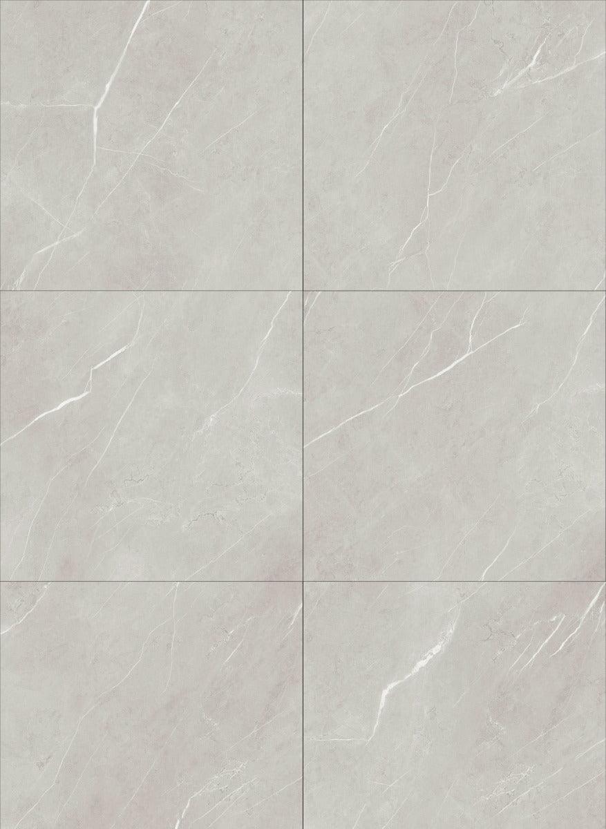 SPC Luxury Vinyl TrueGrout Tile - Aloof Grey - 5 mm - Golden Elite Deco