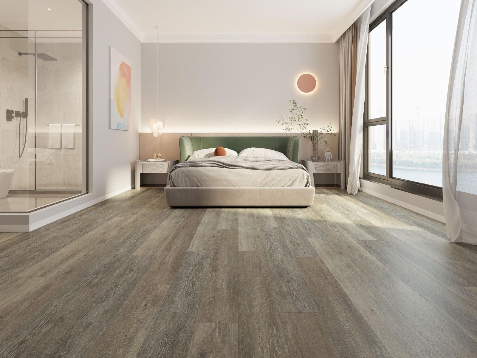 SPC Vinyl Click Flooring with Underpad - Athabasca - 5.5 mm - Golden Elite Deco