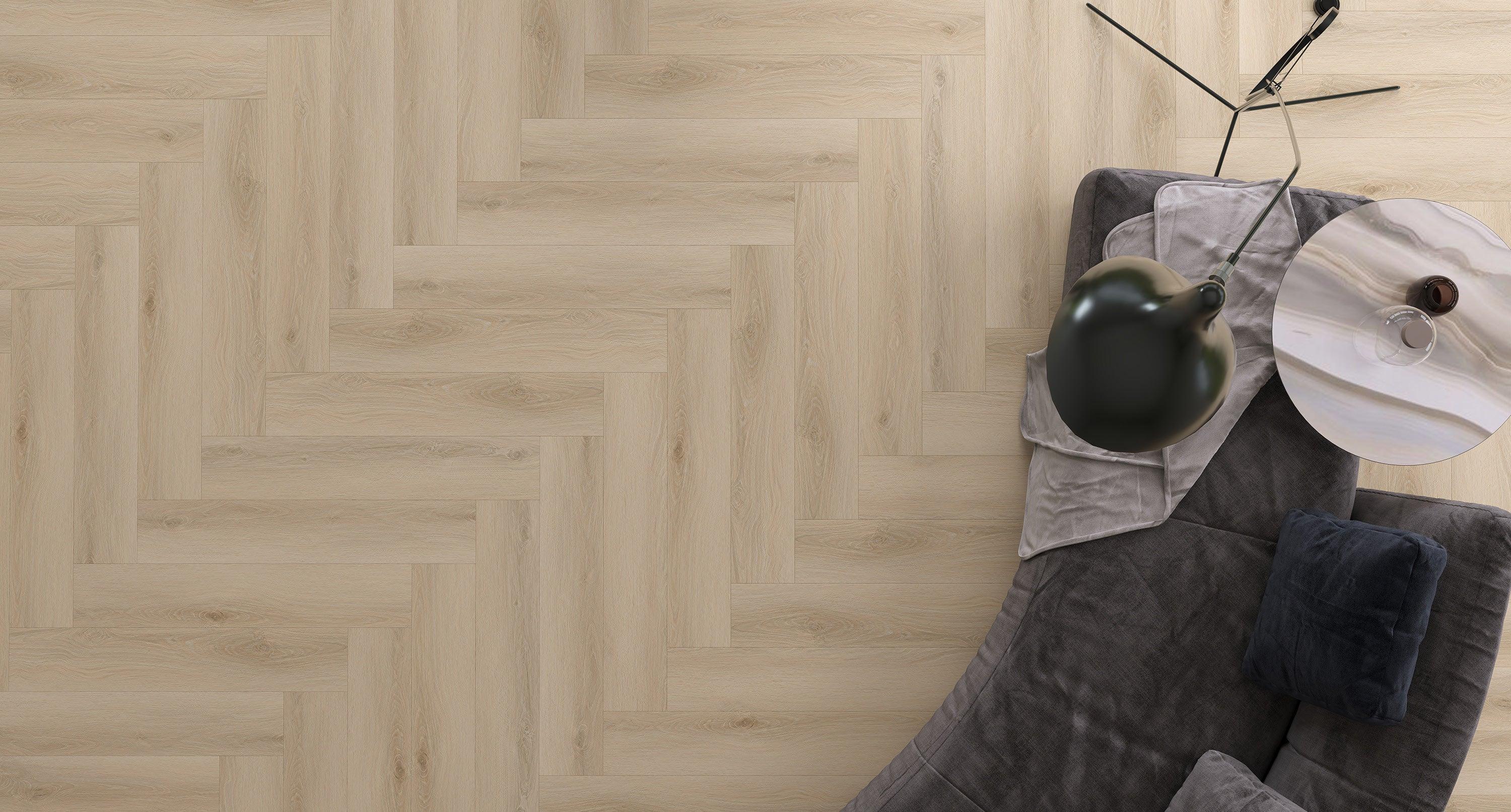 Revêtement de sol à chevrons Borghese SPC Click - 5,5 mm - COMMANDE SPÉCIALE