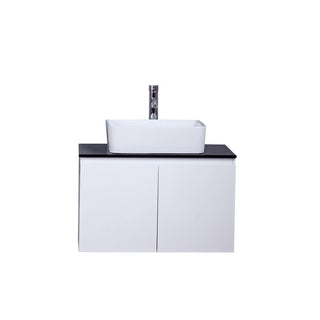 LILY WHITE WALL MOUNT BATHROOM VANITY