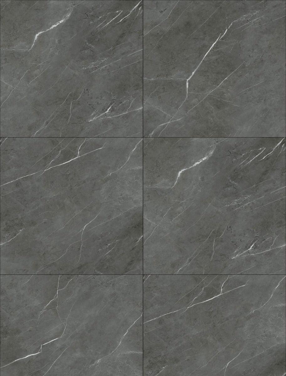 SPC Luxury Vinyl TrueGrout Tile - Cavernous Grey - 5 mm - Golden Elite Deco