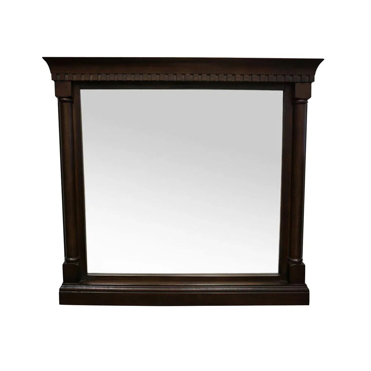 36" Claudia Mirror - Antique Coffee - Golden Elite Deco