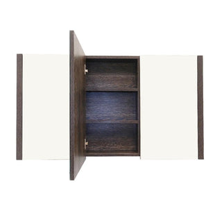 48" Medicine Cabinet - Walnut - Golden Elite Deco