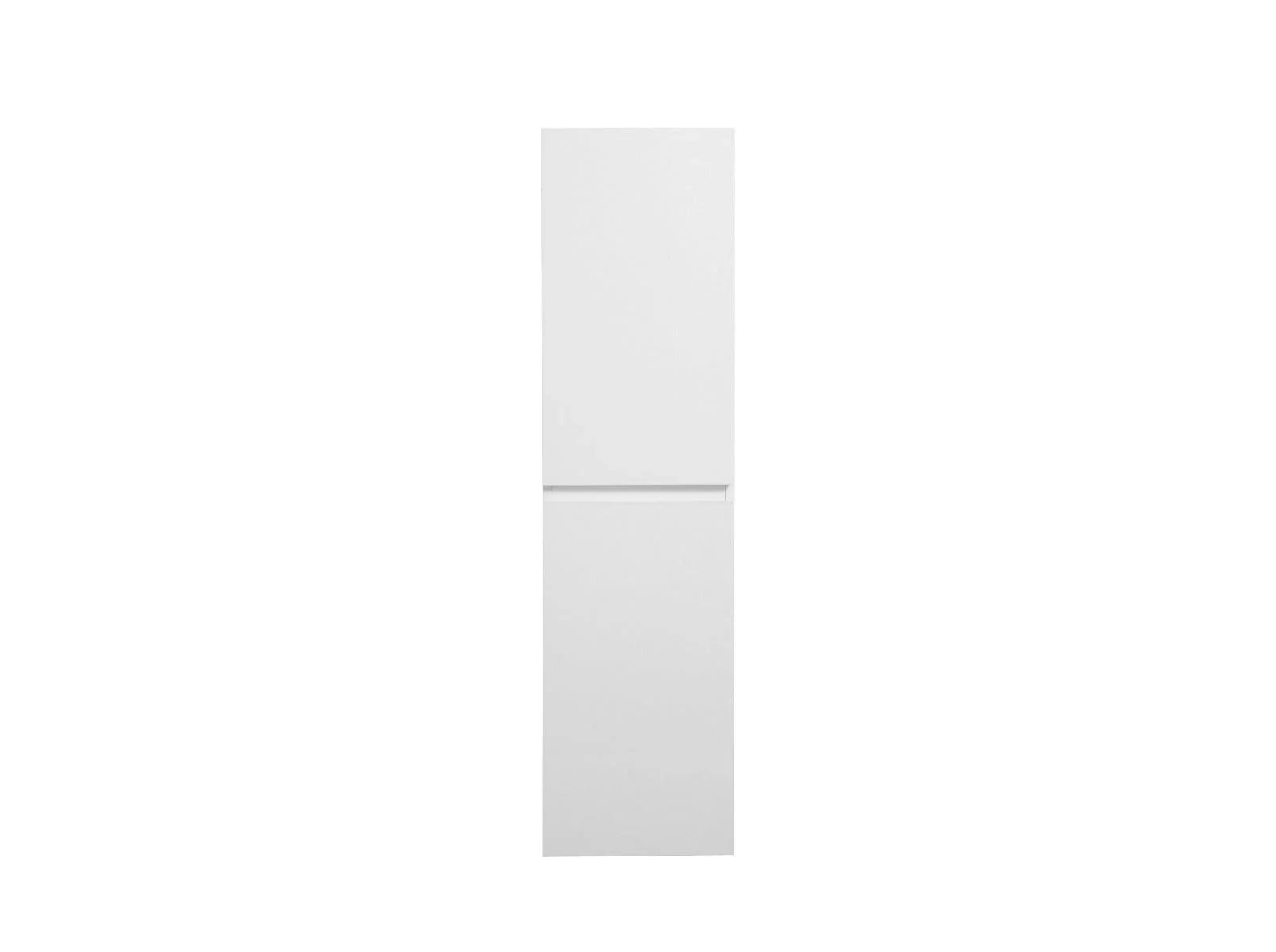 Bathroom Side Cabinet - White High Gloss Capri - Golden Elite Deco