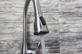 Retro Elite Kitchen Faucet - Brushed Nickel - Golden Elite Deco