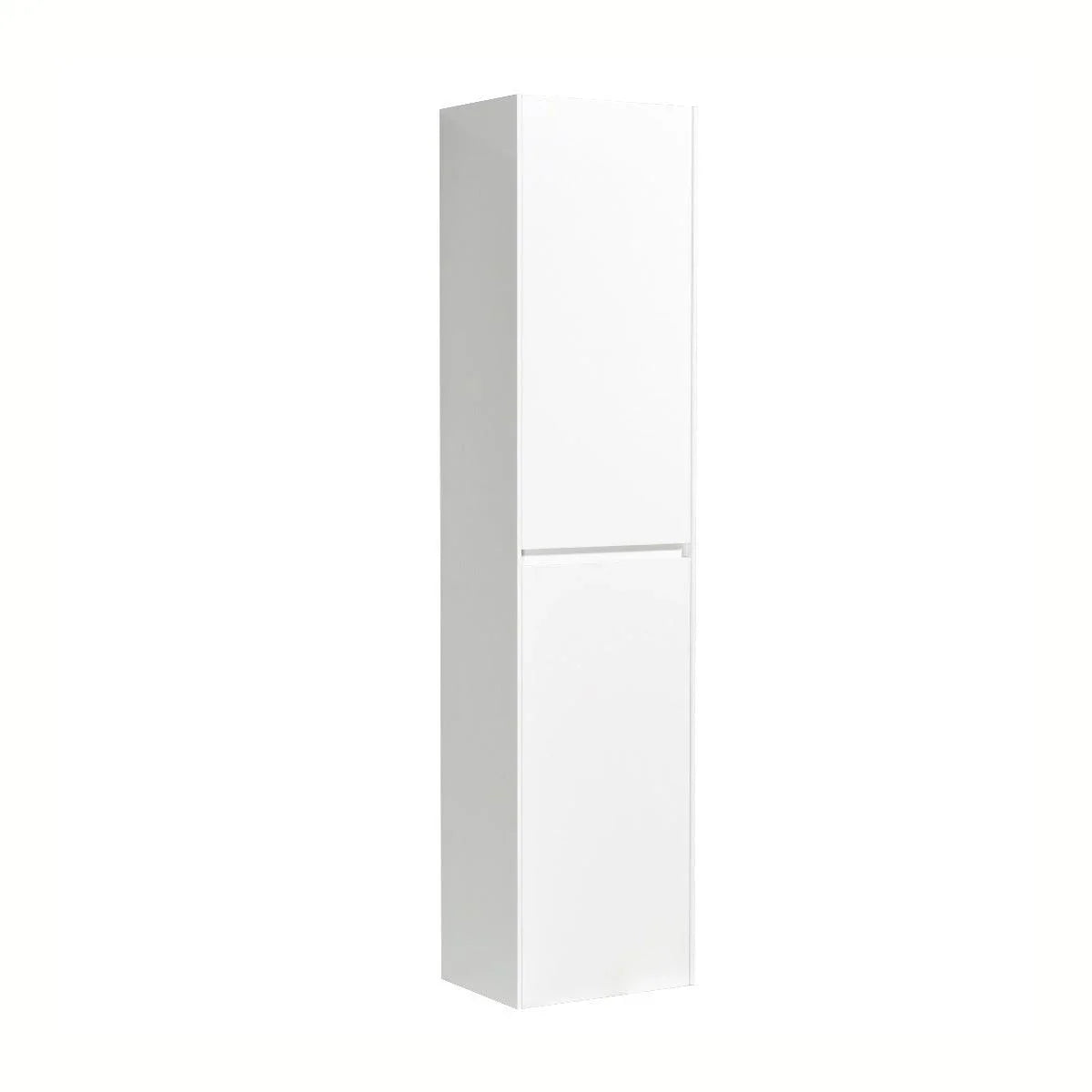 Bathroom Side Cabinet - Glossy White - Golden Elite Deco