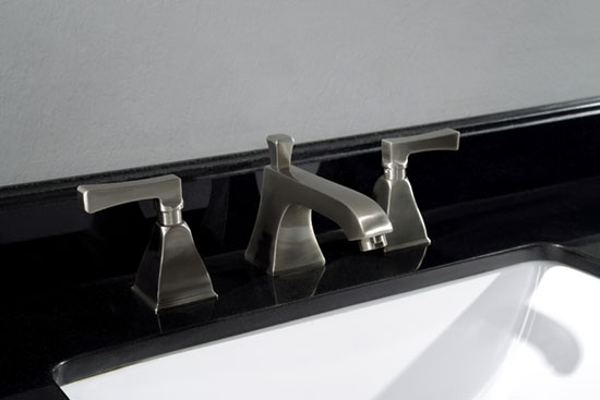 Fresca Brushed Nickel 3-Piece Bathroom Sink Faucet