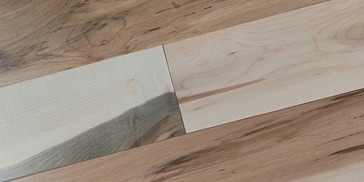 Hard Maple Bistro Solid Hardwood Flooring - Tongue & Groove - Natural - 4¼" - Golden Elite Deco