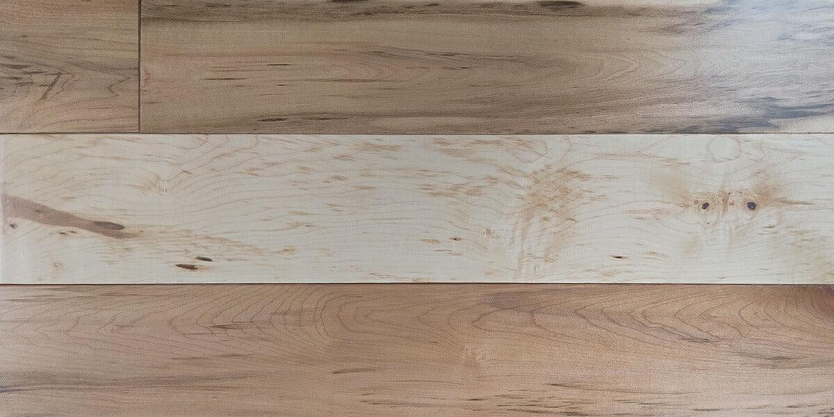 Hard Maple Bistro Solid Hardwood Flooring - Tongue & Groove - Natural - 4¼" - Golden Elite Deco