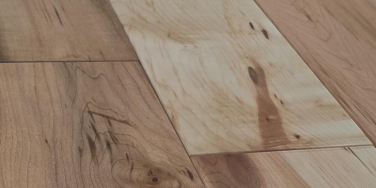 Hard Maple Bistro Solid Hardwood Flooring - Tongue & Groove - Natural - 4¼" - Golden Elite Deco