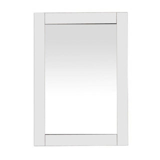 24" Mirror - White - Golden Elite Deco