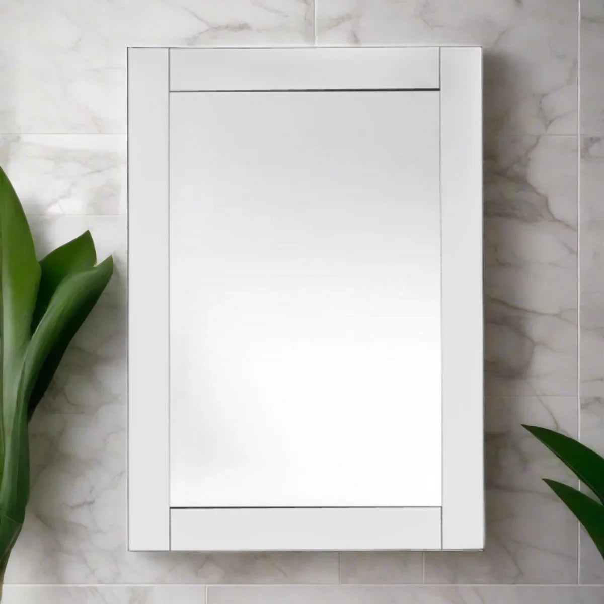 Miroir 24po - Blanc