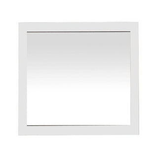 30" Mirror - White - Golden Elite Deco