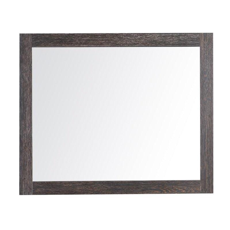 36" Mirror - Dark Oak - Golden Elite Deco