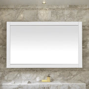 48" Mirror - White - Golden Elite Deco