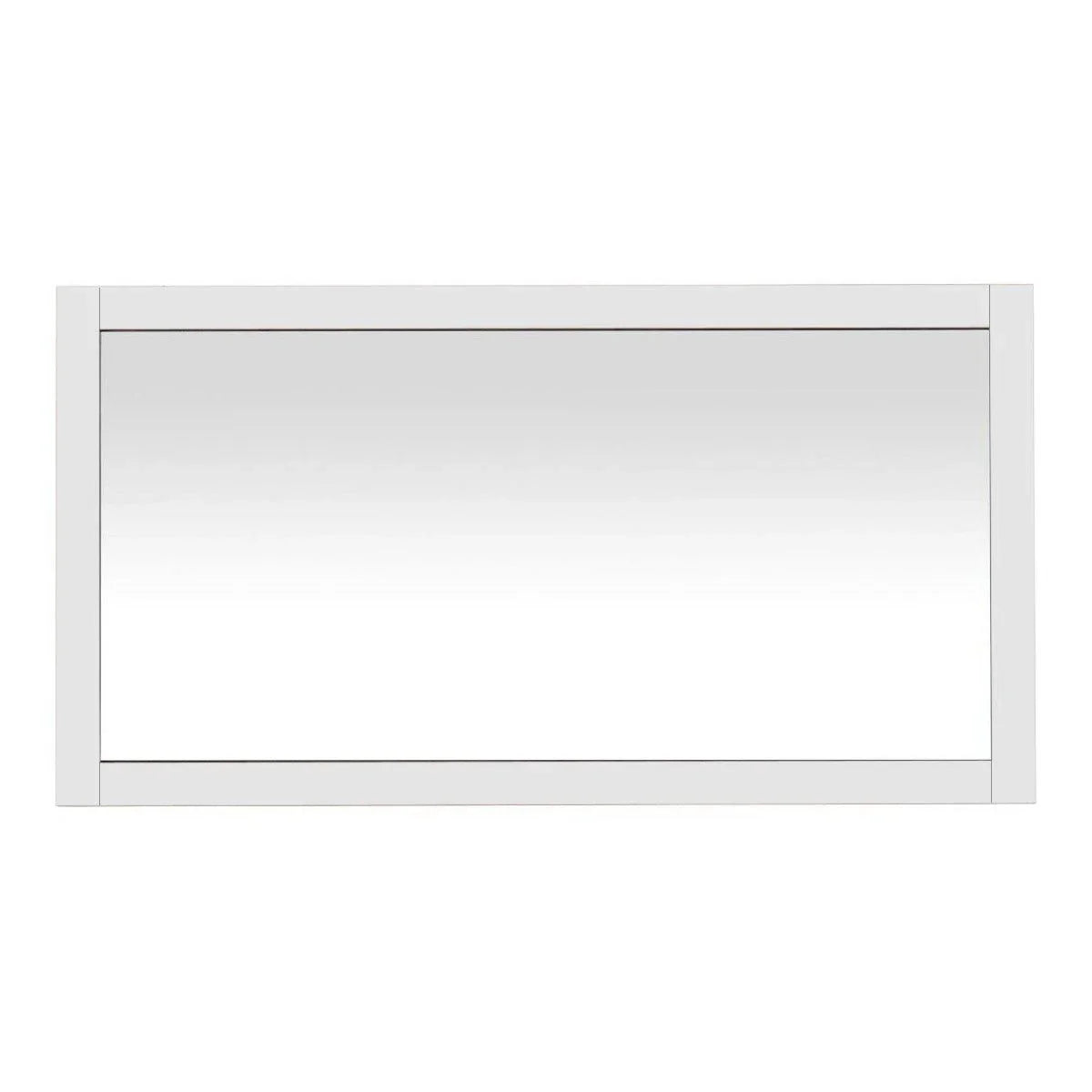 60" Mirror - White - Golden Elite Deco