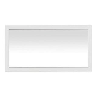 60" Mirror - White - Golden Elite Deco