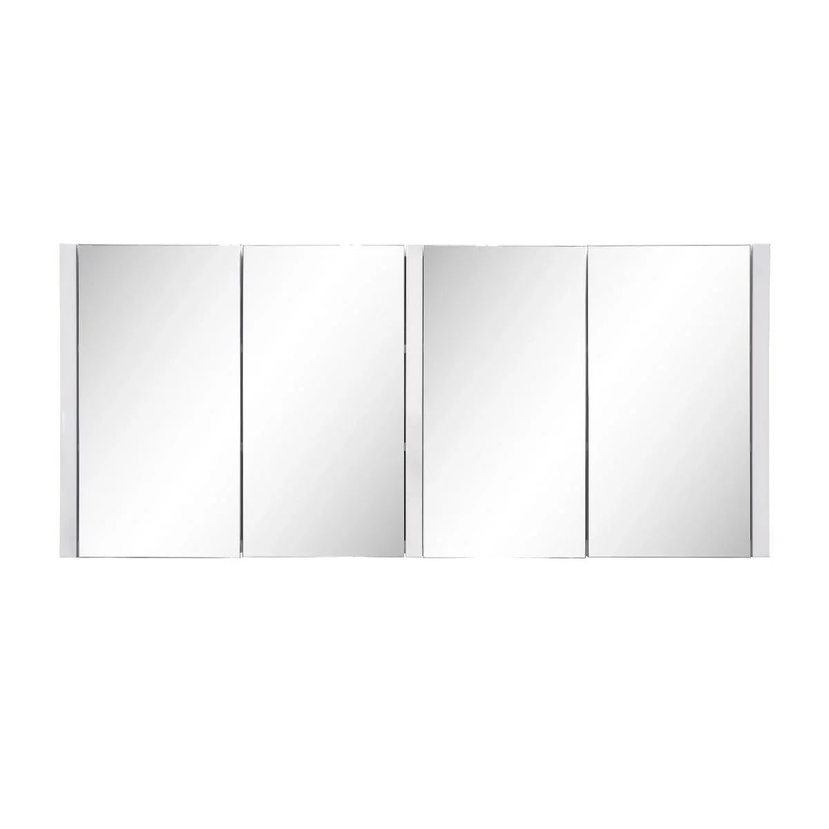 60" Medicine Cabinet - White - Golden Elite Deco