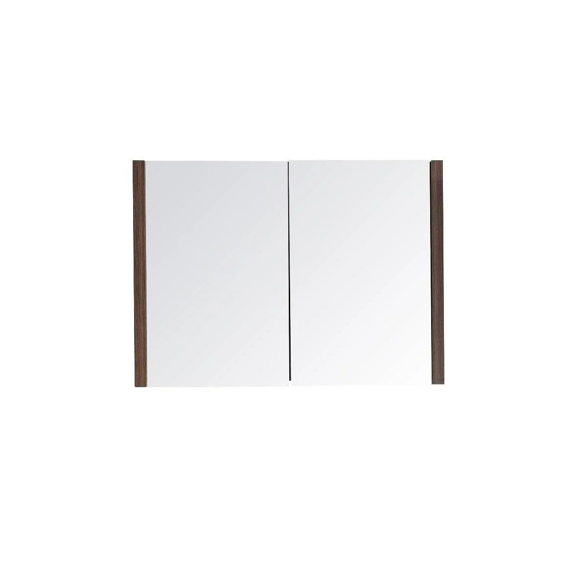 36" Medicine Cabinet - Walnut - Golden Elite Deco