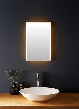 20" LED Mirror with Dimming Function - Golden Elite Deco