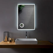30" LED Mirror with Magnifying Mirror & Anti-Fog - Golden Elite Deco