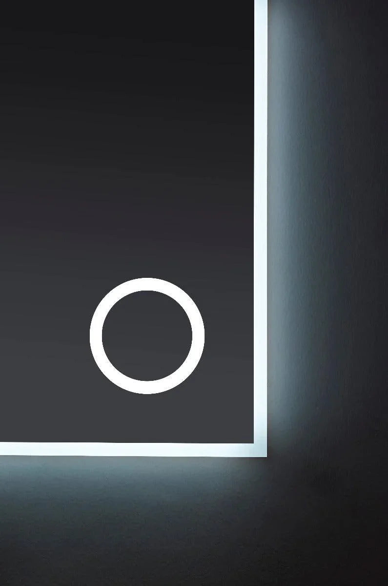 30" LED Mirror with Magnifying Mirror & Anti-Fog - Golden Elite Deco