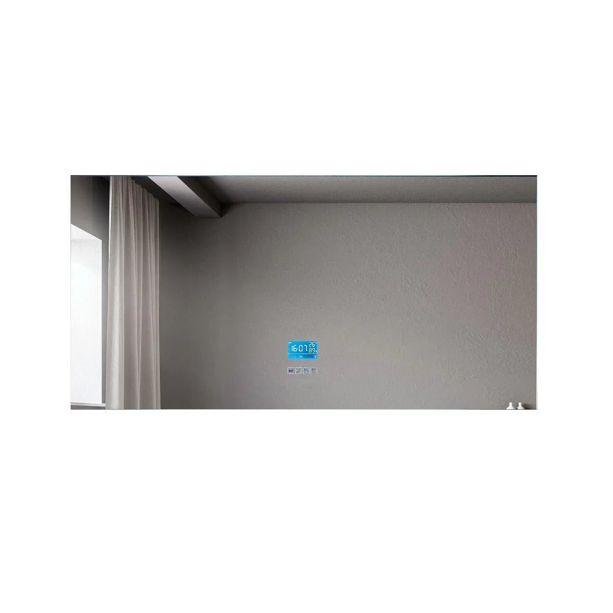 60" LED Touch Screen Mirror with Integrated Bluetooth - Golden Elite Deco