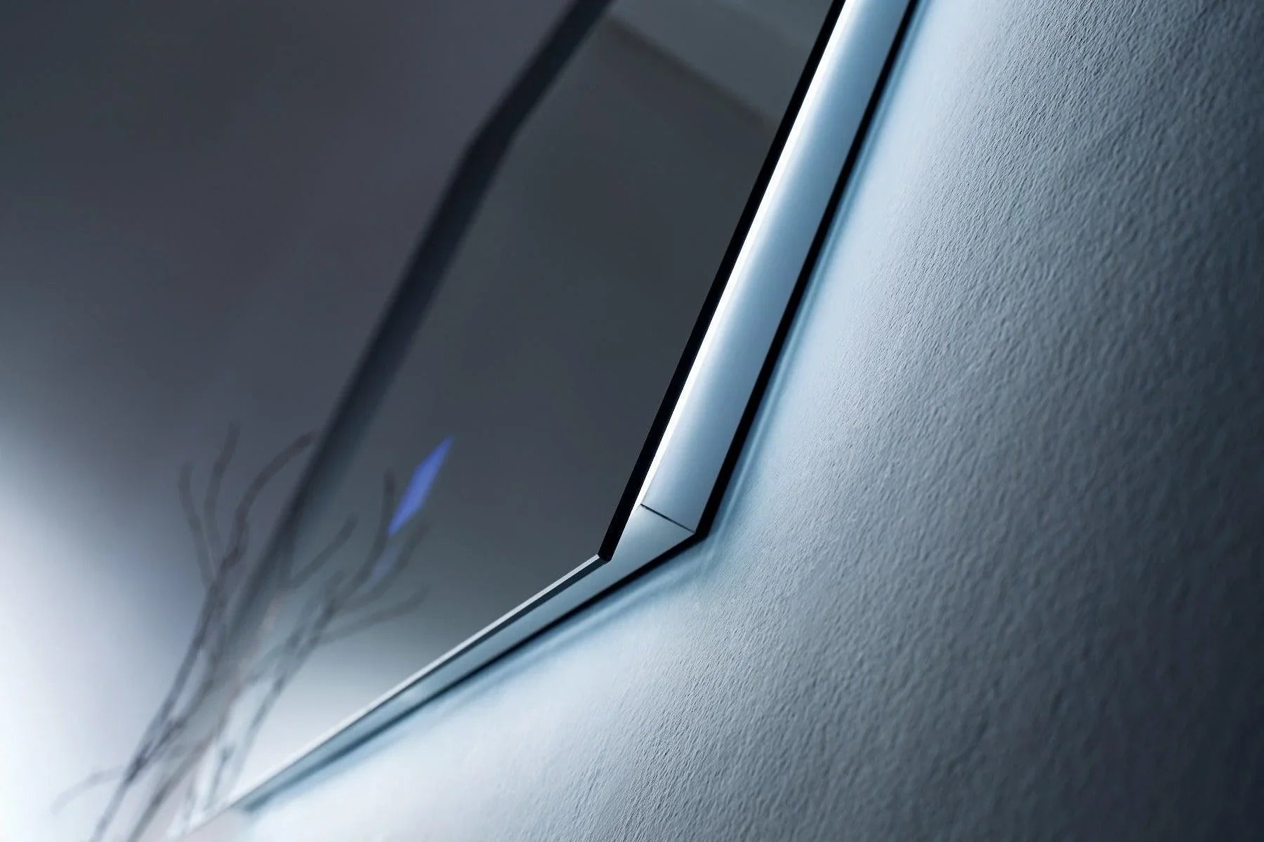 48" LED Touch Screen Mirror with Integrated Bluetooth - Golden Elite Deco