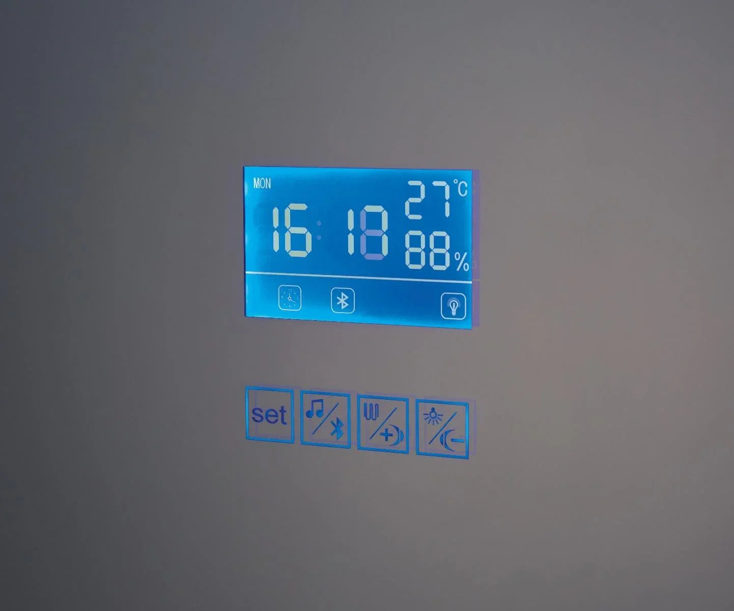 48" LED Touch Screen Mirror with Integrated Bluetooth - Golden Elite Deco