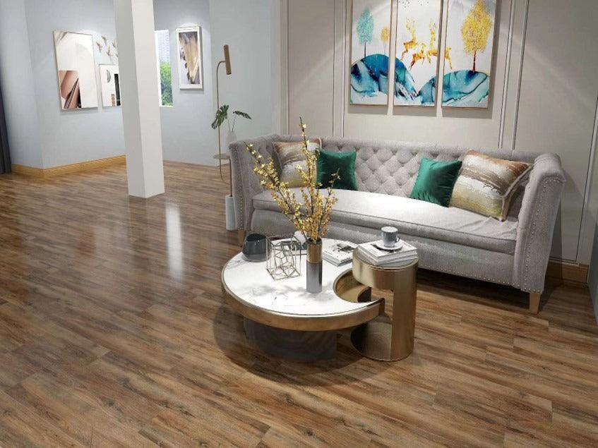 SPC Vinyl Click Flooring with Underpad - Macchiato - 6 mm - Golden Elite Deco