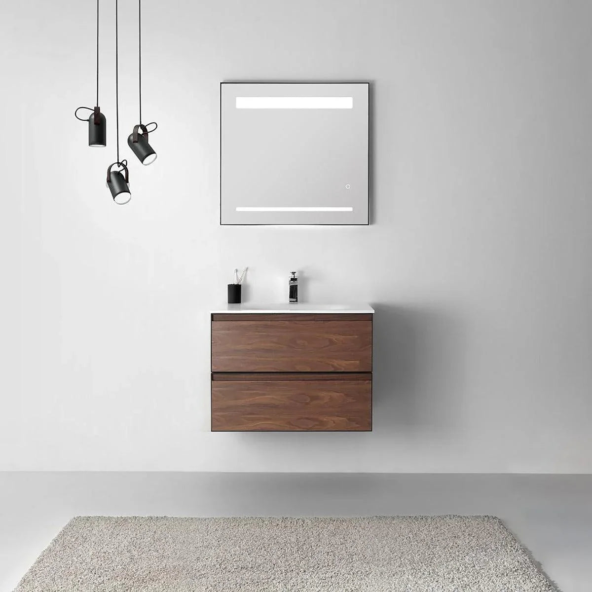 30" LED Mirror with IR Sensor - Golden Elite Deco