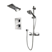 Bathroom Shower Set - Medley - Chrome - 3 Function - Golden Elite Deco