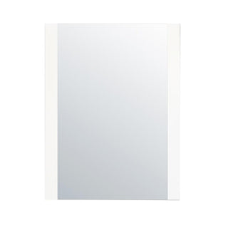 24" Melrose Mirror - White - Golden Elite Deco
