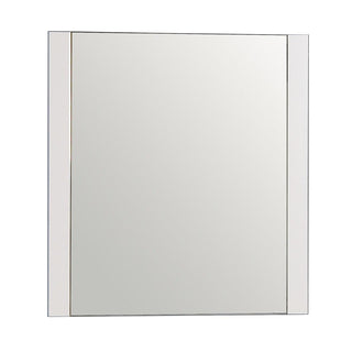 30" Melrose Mirror - White - Golden Elite Deco