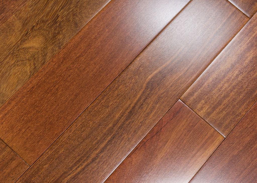 3 5/8" Cumaru Solid Hardwood Flooring - Natural. Angle view